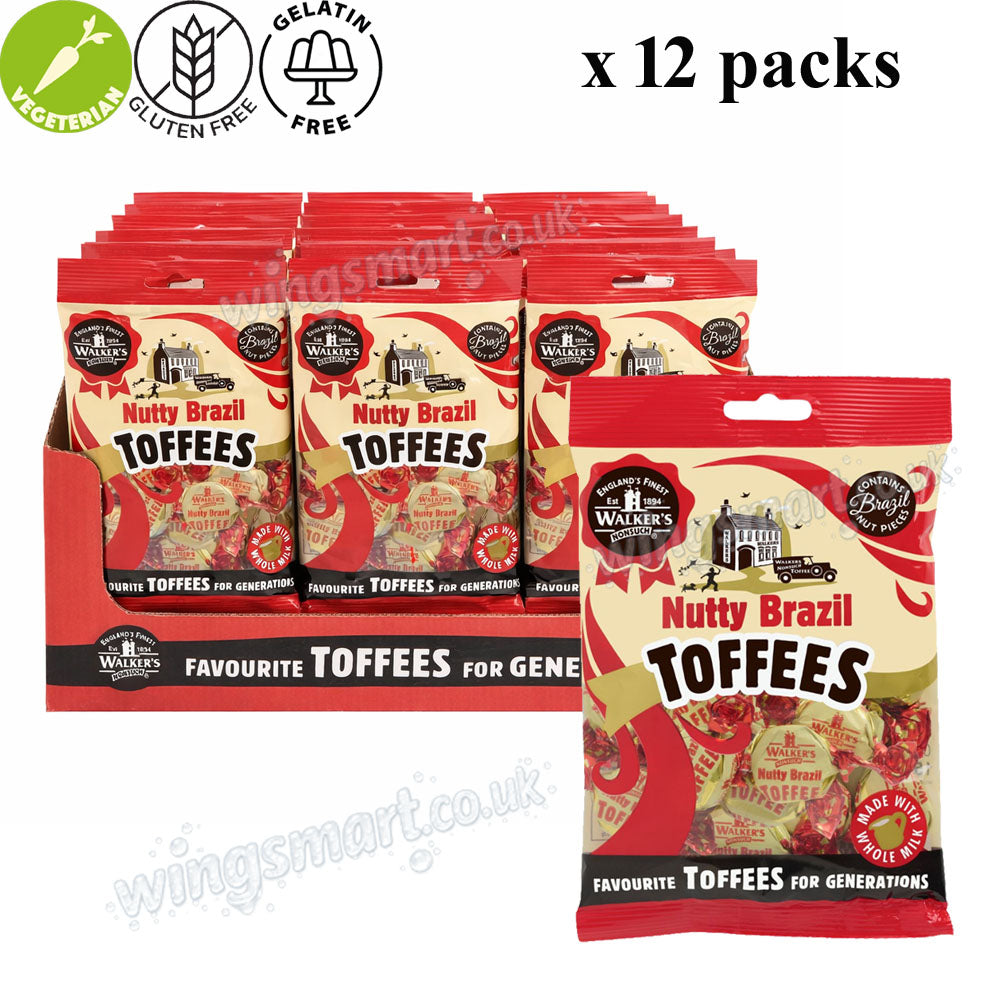 Walker’s Nonsuch British Toffee & Eclair Variety Bags 135g–150g – Mixed Flavour Sweet Collection