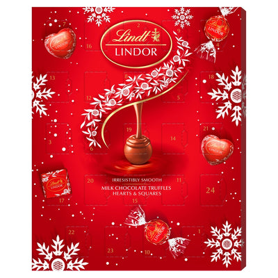 Lindt Lindor Milk Chocolate Christmas Advent Calendar 300g