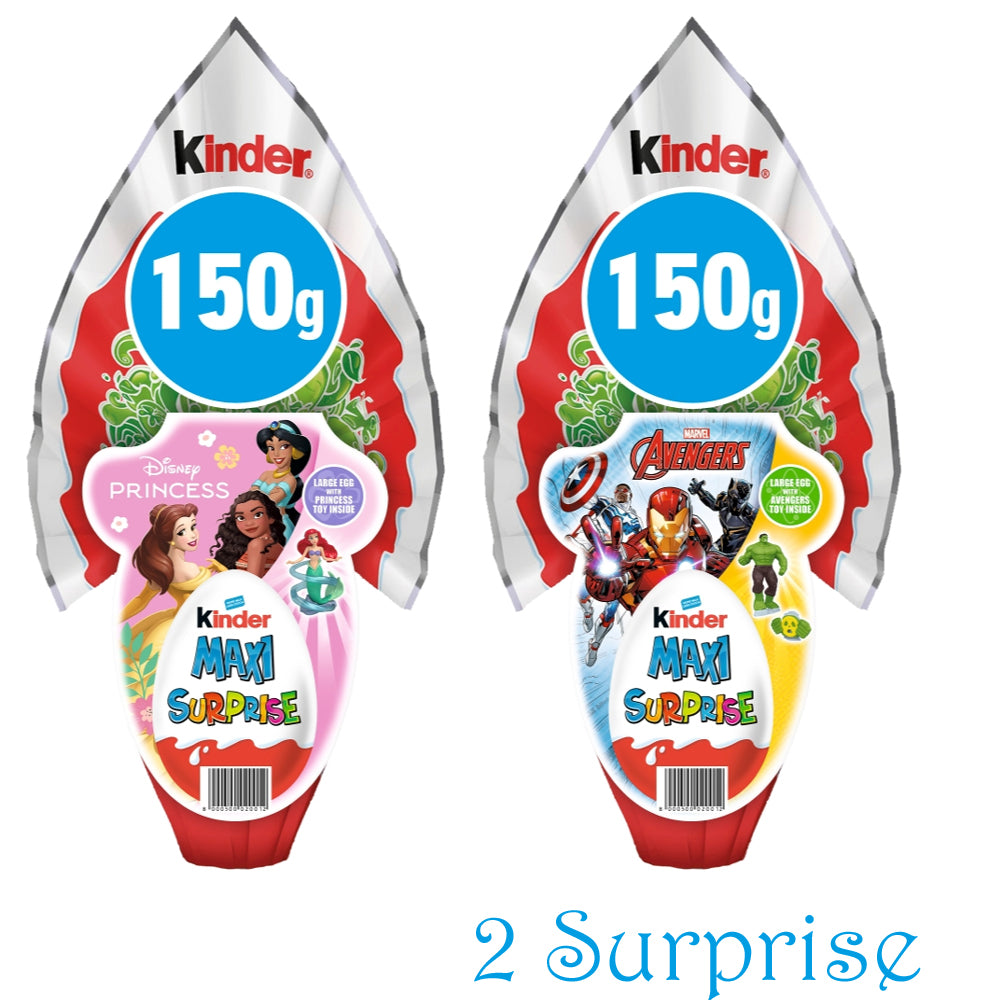 Kinder Maxi Surprise 150g – Fun Chocolate Treat with Toy