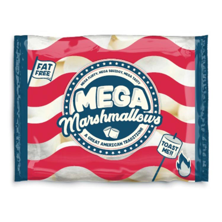 Mega Melty Marshmallows Bag 550g (Box of 7)
