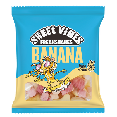 Sweet Vibes Banana Freakshake Bag 105g (Box of 12)