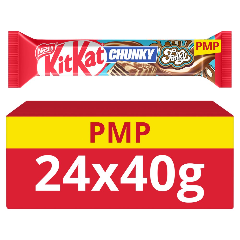 KitKat Chunky Funky Chocolate Bar 24 x 40g PMP