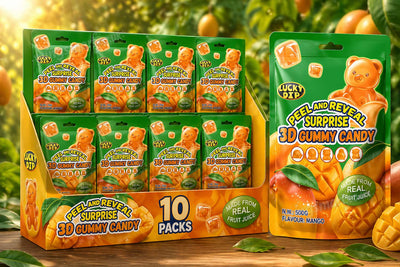 3D Mango Surprise Peel & Reveal Gummies 75g – 10 Count