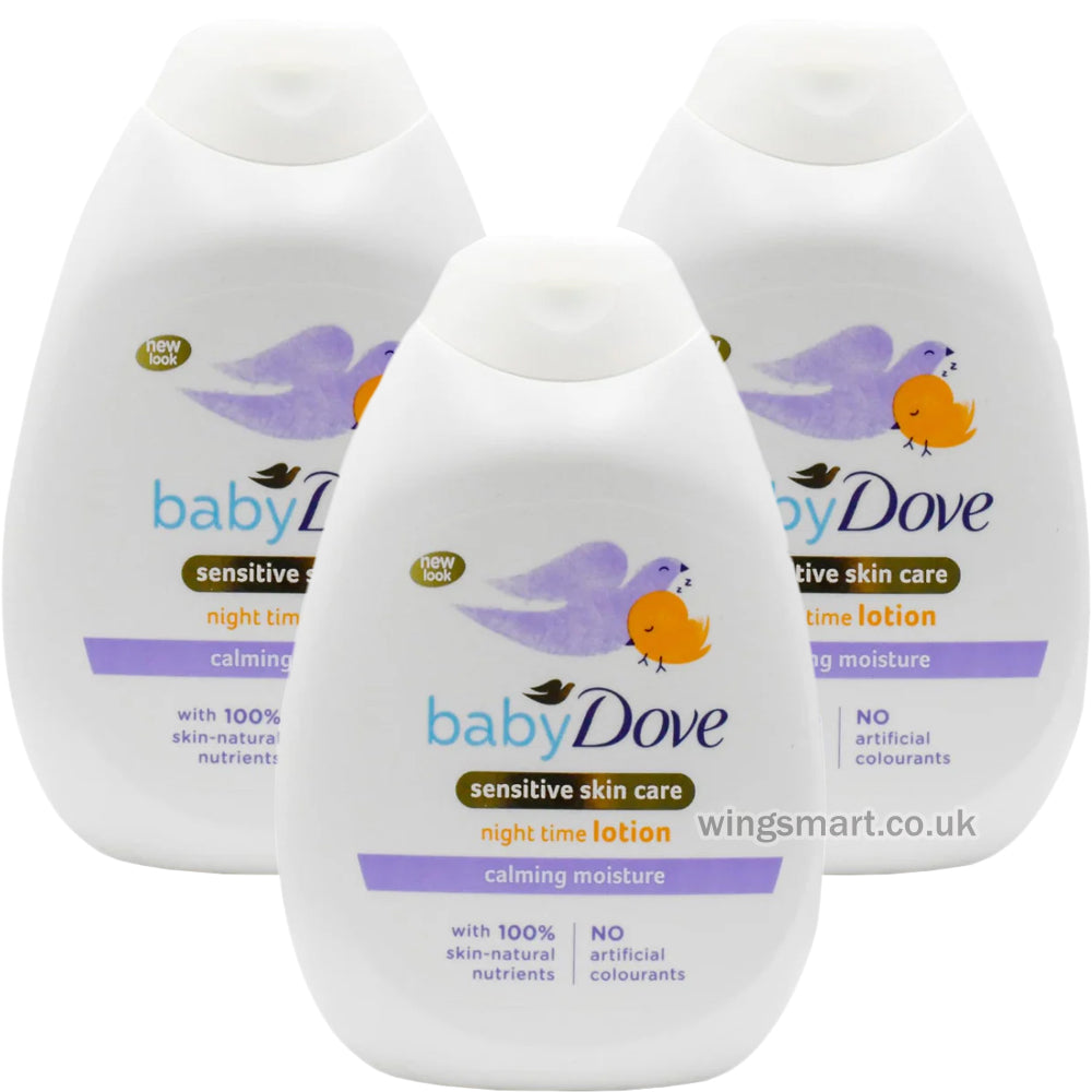 Dove Baby Calming Moisture Night Time Lotion 400ml (3 & 6 Packs)
