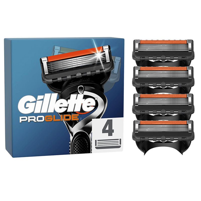Gillette Fusion ProGlide Blades 4 Pack Razor Cartridge Refills for Men