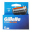 Gillette Fusion ProGlide Blades 4 Pack Razor Cartridge Refills for Men