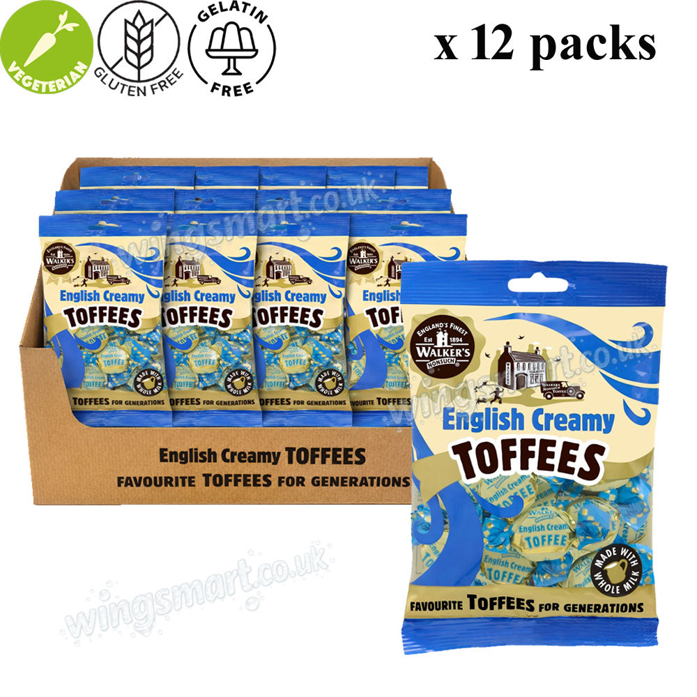 Walker’s Nonsuch British Toffee & Eclair Variety Bags 135g–150g – Mixed Flavour Sweet Collection