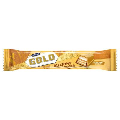 McVitie's Gold Billions Wafer Golden Caramel Chocolate Bar 39g PMP (Box of 24)