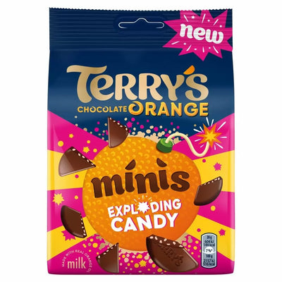 Terry's Chocolate Orange Exploding Minis Pouch 105g (Box Of 10)