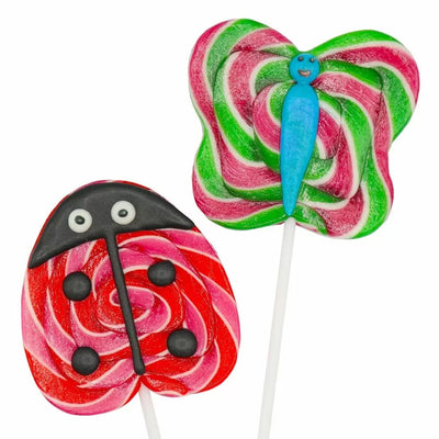 Candy Realms Flutterby Pops 12 x 80g Lollipops