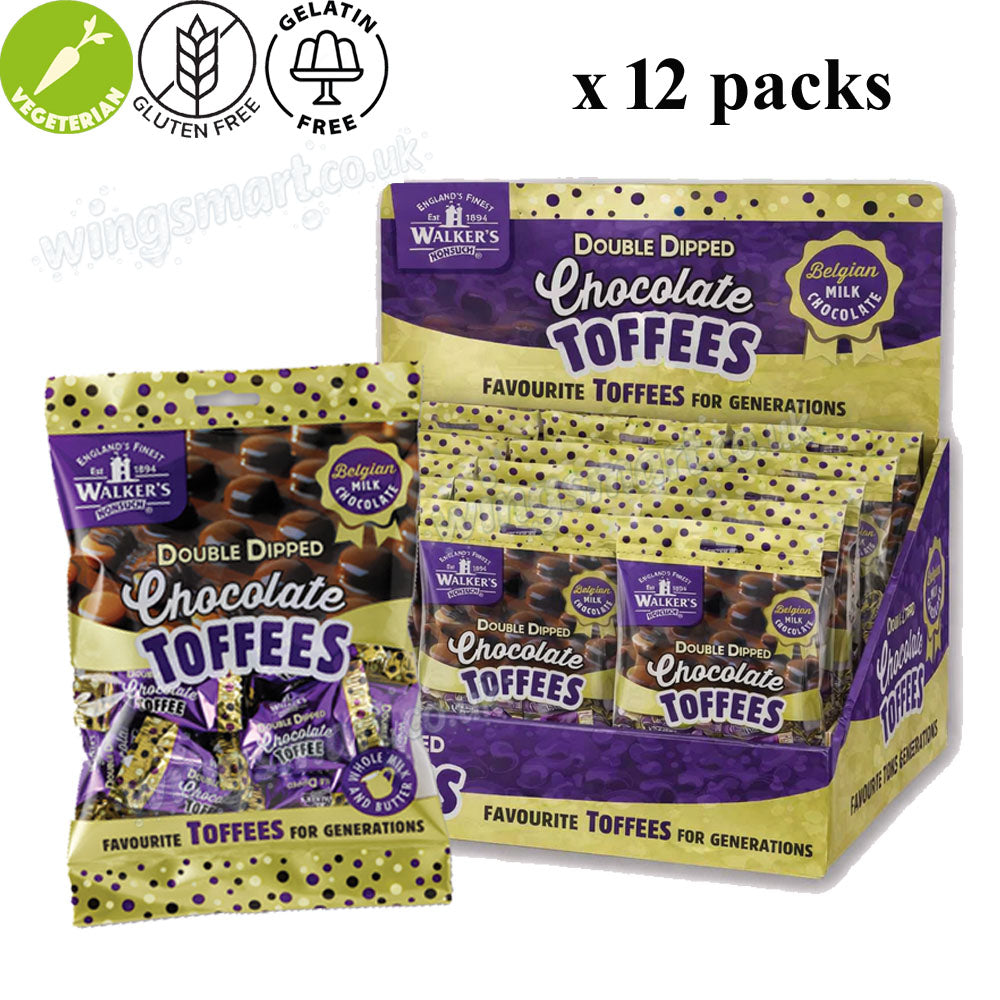 Walker’s Nonsuch British Toffee & Eclair Variety Bags 135g–150g – Mixed Flavour Sweet Collection