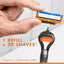 Gillette Fusion 5 Manual Blades 4 Pack Men's Razor Blade Refills