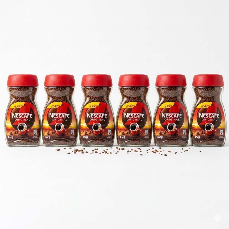 Nescafé Original Instant Coffee 50g PMP (3, 6, 9 & 12 Jars) – Rich & Bold Coffee