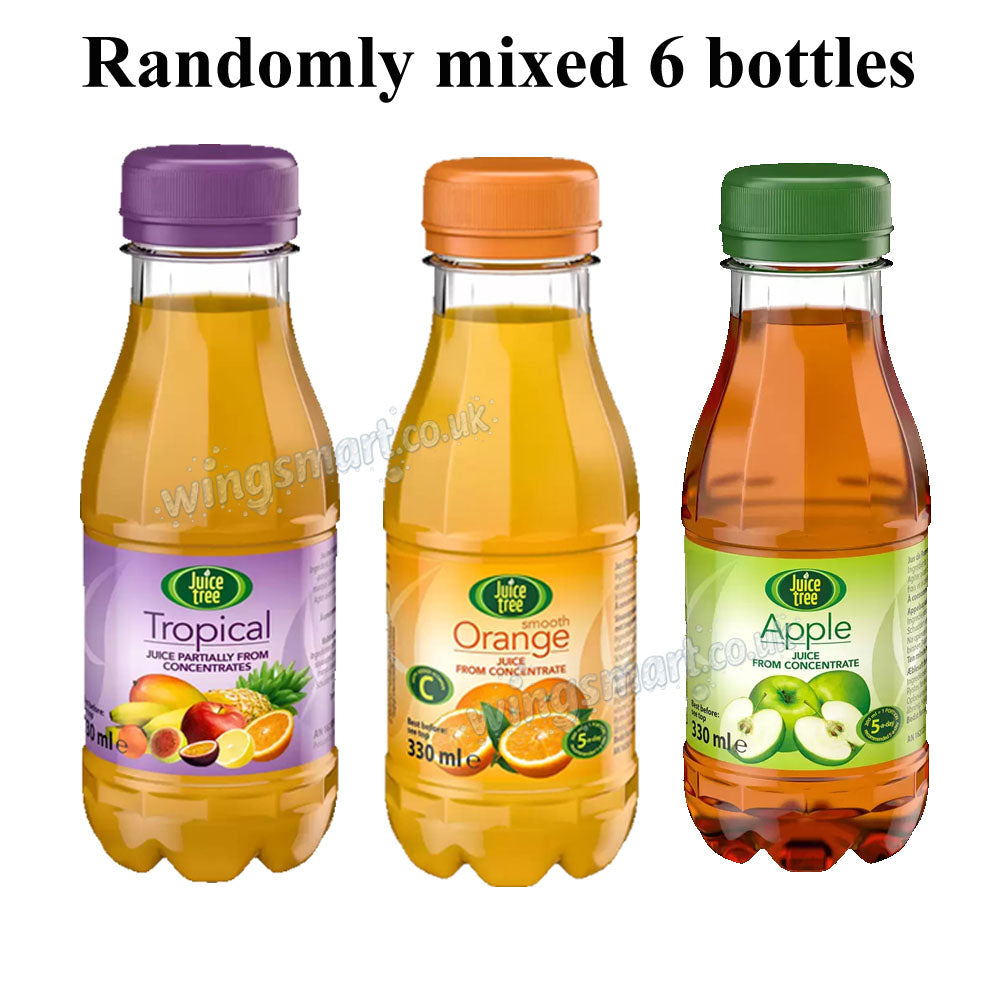 Juice Tree Assorted Juice Drinks 330ml – Apple, Orange & Tropical Mix