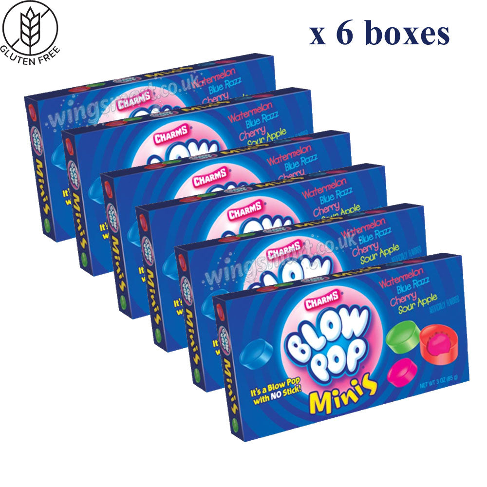 Charms Blow Pop Minis Delicious American Candy Theatre Box 99g
