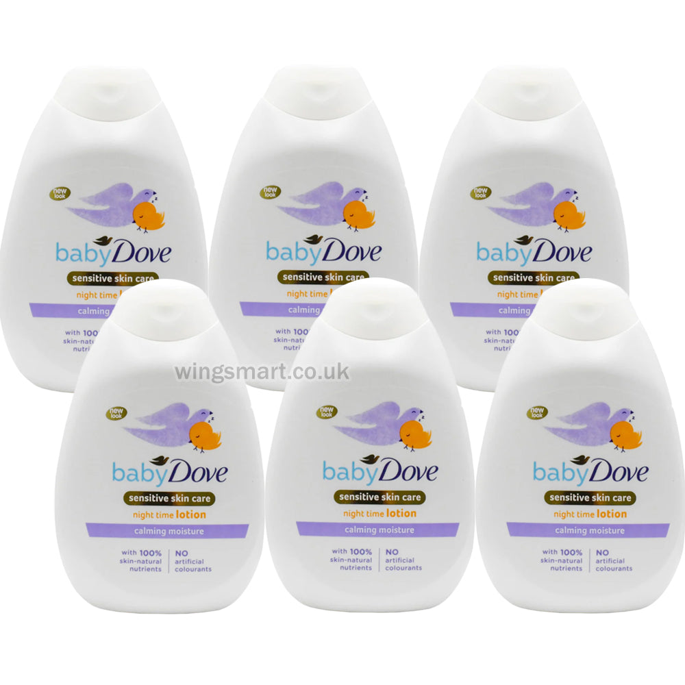 Dove Baby Calming Moisture Night Time Lotion 400ml (3 & 6 Packs)