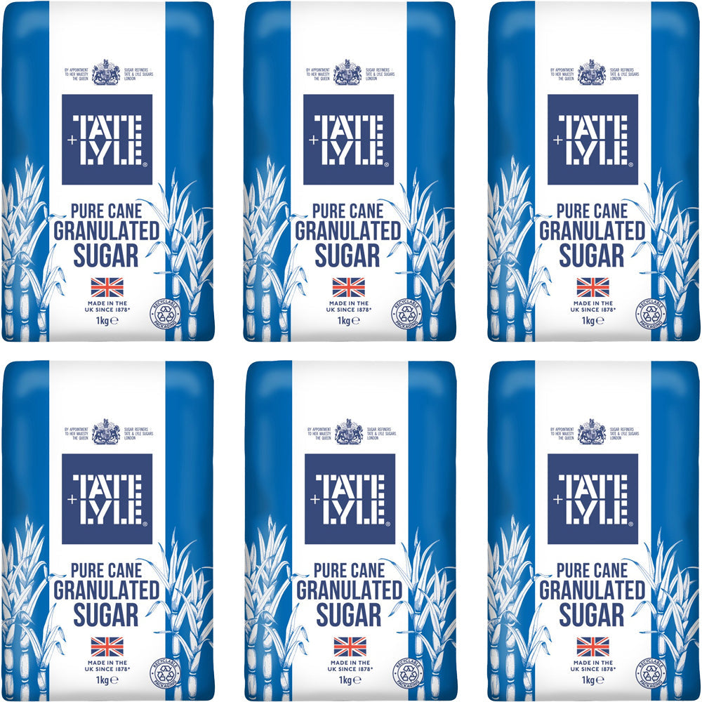 Tate & Lyle Pure Cane Granulated Sugar 6kg