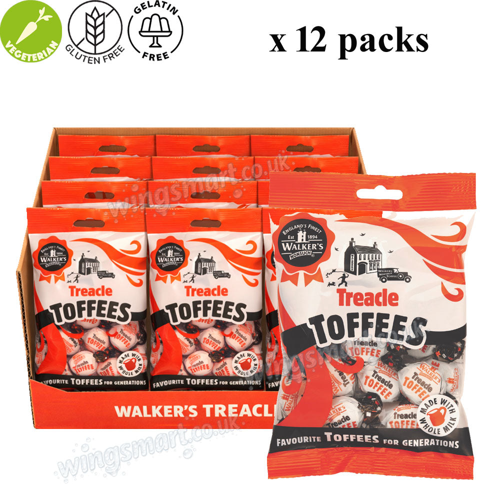 Walker’s Nonsuch British Toffee & Eclair Variety Bags 135g–150g – Mixed Flavour Sweet Collection