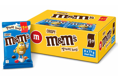 M&M'S Crispy Milk Chocolate Treat Bag £1.69 PMP 77g (Full & Half Box Options)