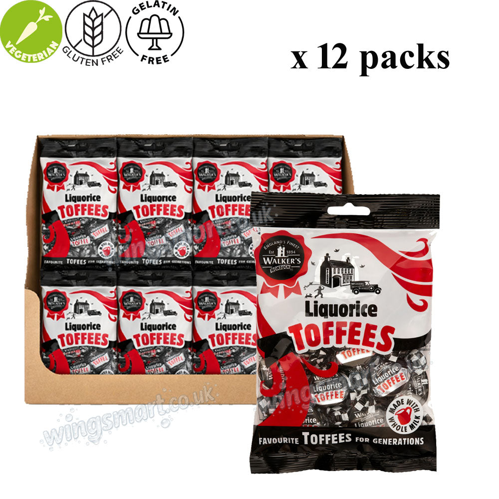 Walker’s Nonsuch British Toffee & Eclair Variety Bags 135g–150g – Mixed Flavour Sweet Collection
