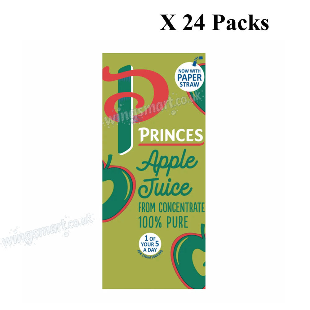Princes Apple & Orange Juice Drink Cartons 200ml – Fruit Juice Selection