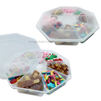 Accessories 8 Section Nibbles Platter & Lid 30 x 30cm