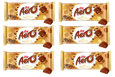 Aero Caramel Chocolate Giant Gifting Bar 04 x 295g