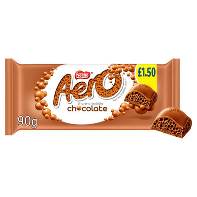 Aero Milk Chocolate Sharing Bar PMP 15 x 90g Full Box