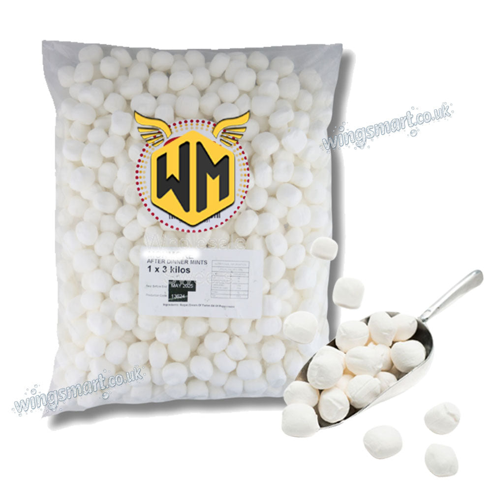 Retro Unwrapped Boiled Sweets Selection – Cubes, Pear Drops & Mints