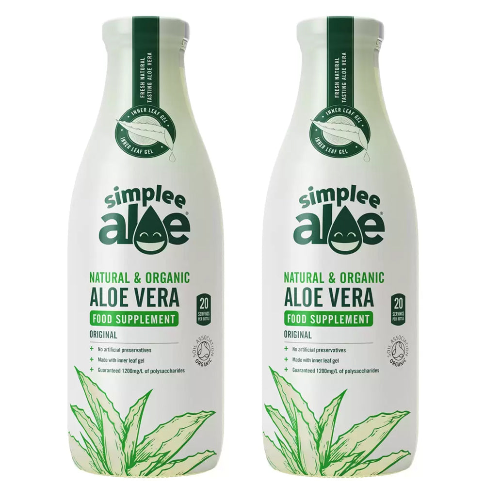 Simplee Aloe Vera Food Supplement 2 x 1L