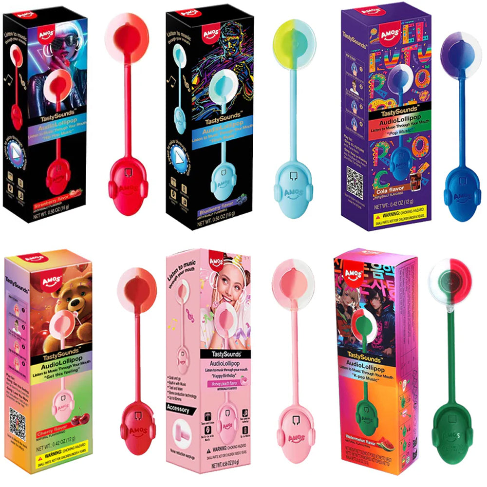 Amos Tasty Sounds Audio Lollipops – Random Mixed Pack (2/3/5)