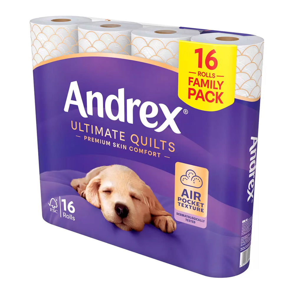 Andrex Supreme Quilts 3 Ply Toilet Tissue