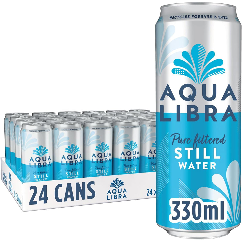 Aqua Libra Pure Filtered Still Water 330ml (Case of 24)