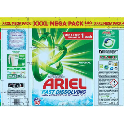 Ariel Actilift Powder, 140 Wash