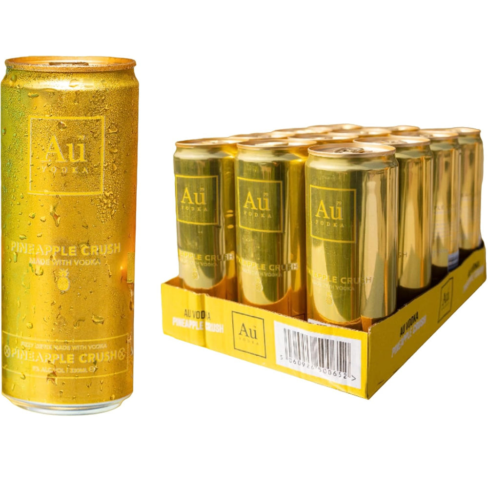 Au Vodka Pineapple Crush 330ml (Case of 12)