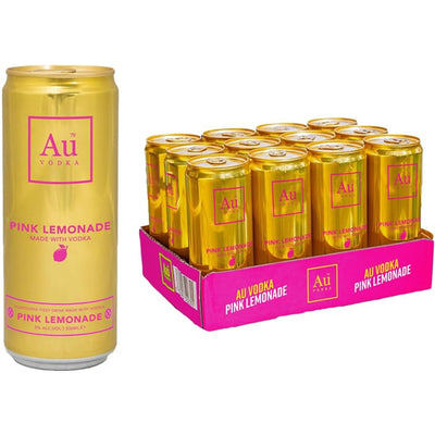 Au Vodka Pink Lemonade 330ml (Case of 12)