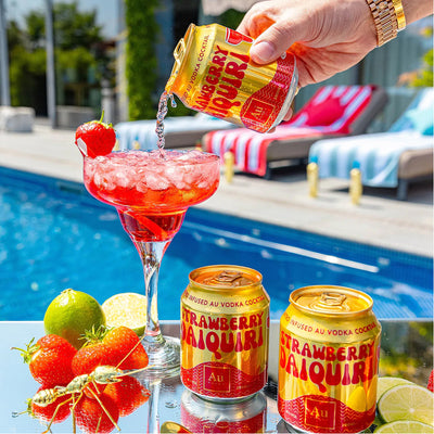 Au Vodka Strawberry Daiquiri 200ml (Case of 12)