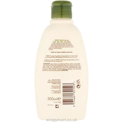 Aveeno Daily Moisturising Body Wash Apricot & Honey, 2 x 300ml