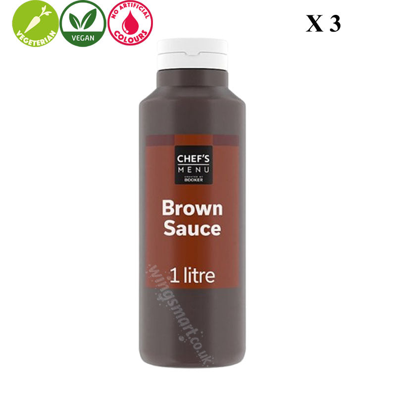 Brown Sauce Chef’s Menu 1L – Rich Tangy Sauce with Unique Spice Blend