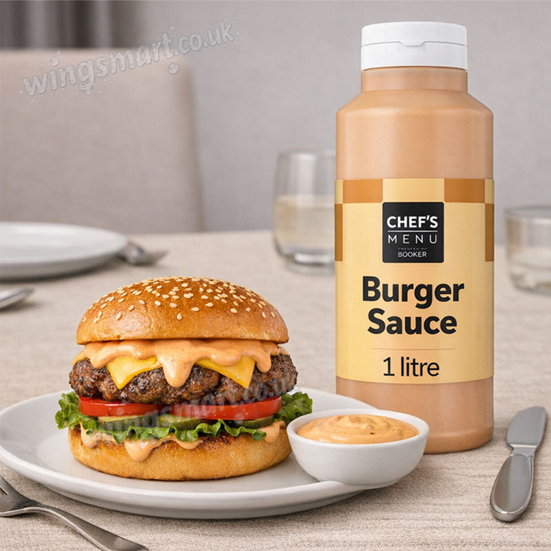 Chef’s Menu Burger Sauce 1L – Creamy Tangy Burger Dressing