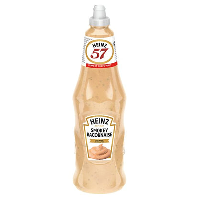 Heinz Smokey Baconnaise 1L – Smoky Flavoured Foodservice Mayo Sauce (6 Packs)