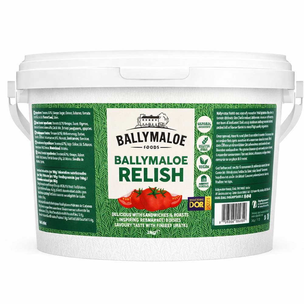 Ballymaloe Foods Relish 3kg – Gluten Free, Vegan & Halal Certified Irish Tomato Relish
