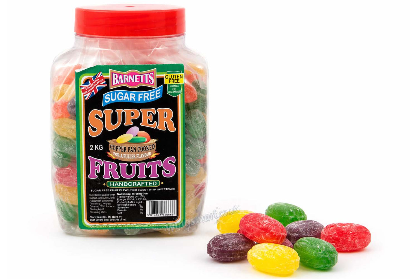 Barnetts Sugar Free Super Fruits Jar 2kg