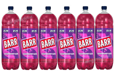 BARR Raspberryade Fizzy Drink 2L – Pack of 6 Full Case