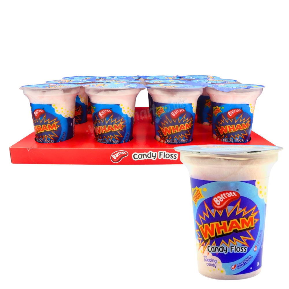 Barratt Wham Candy Floss Cups 20g (Box of 12 cups)