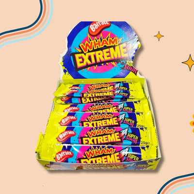 Barratt Wham EXTREME 25g Chew Bars - 50 Count