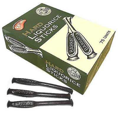 Bassetts Hard Liquorice Sticks – 75 Count Box