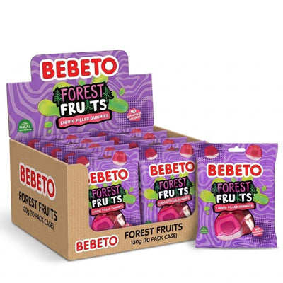 Bebeto Forest Fruits Liquid Filled Gummies 130g (Pack of 10)