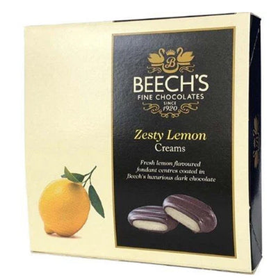 Beechs Dark Chocolate Lemon Creams 90g Gift Box