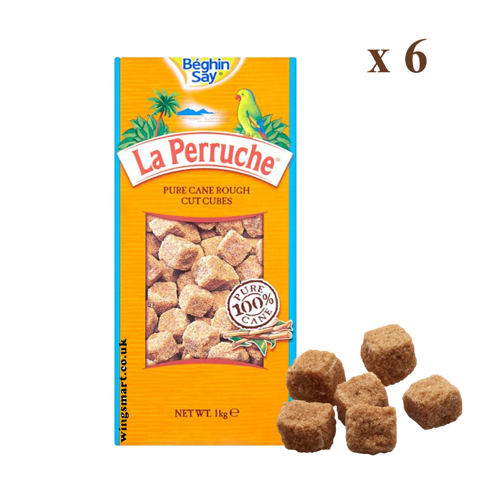 Béghin Say La Perruche Pure Cane Rough Cut Cubes 1kg